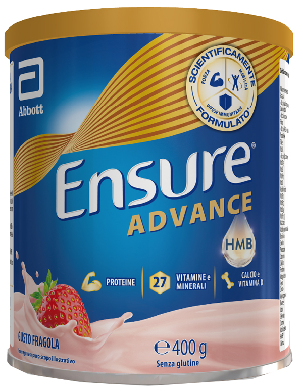 ENSURE ADVANCE FRAGOLA 400 G - Farmacia Artemisia di Montecuollo Dott. Angelo snc