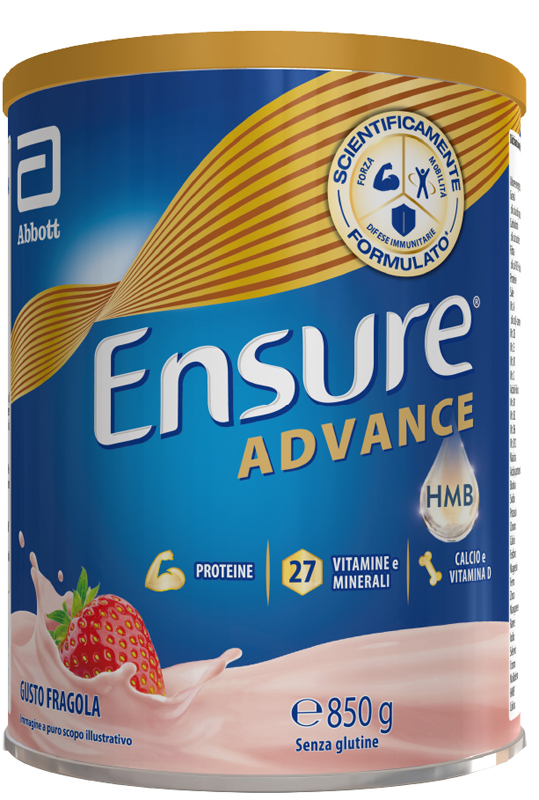 ENSURE ADVANCE FRAGOLA 850 G - Farmacia Artemisia di Montecuollo Dott. Angelo snc