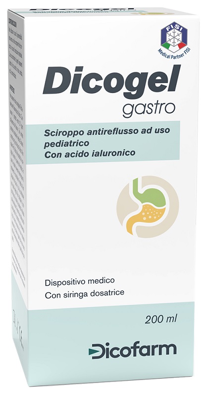 SCIROPPO ANTIREFLUSSO PEDIATRICO DICOGEL GASTRO 200 ML - Farmacia Artemisia di Montecuollo Dott. Angelo snc