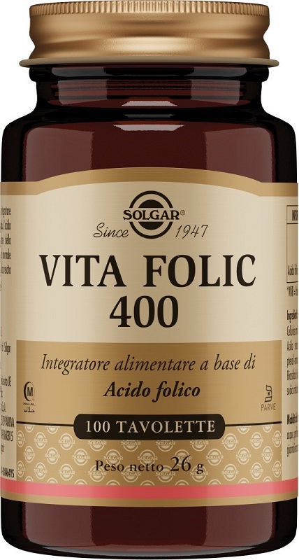 VITA FOLIC 400 100 TAVOLETTE - Farmacia Artemisia di Montecuollo Dott. Angelo snc