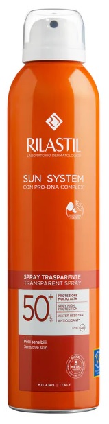 RILASTIL SUN SYSTEM TRASPARENT SPRAY SPF50+ 200 ML - Farmacia Artemisia di Montecuollo Dott. Angelo snc