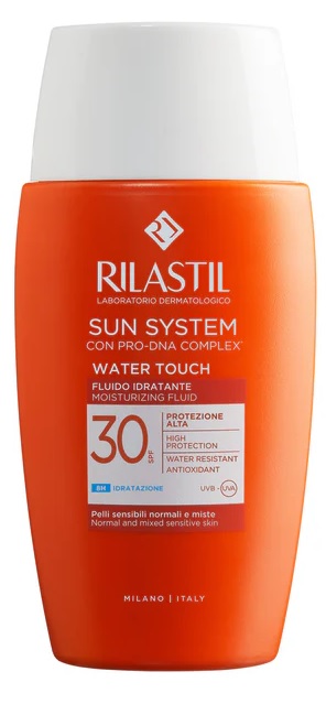 RILASTIL SUN SYSTEM WATER TOUCH FLUIDO SPF30 50 ML - Farmacia Artemisia di Montecuollo Dott. Angelo snc