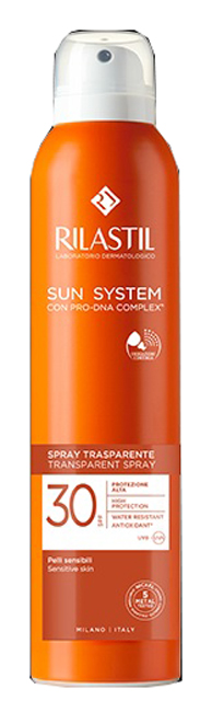 RILASTIL SUN SYSTEM TRANSPARENT SPRAY SPF30 200 ML - Farmacia Artemisia di Montecuollo Dott. Angelo snc