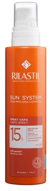 RILASTIL SUN SYSTEM SPRAY VAPO SPF15 200 ML - Farmacia Artemisia di Montecuollo Dott. Angelo snc