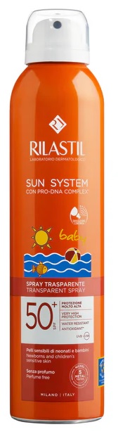 RILASTIL SUN SYSTEM BABY TRANSPARENT SPRAY SPF50+ 200 ML - Farmacia Artemisia di Montecuollo Dott. Angelo snc