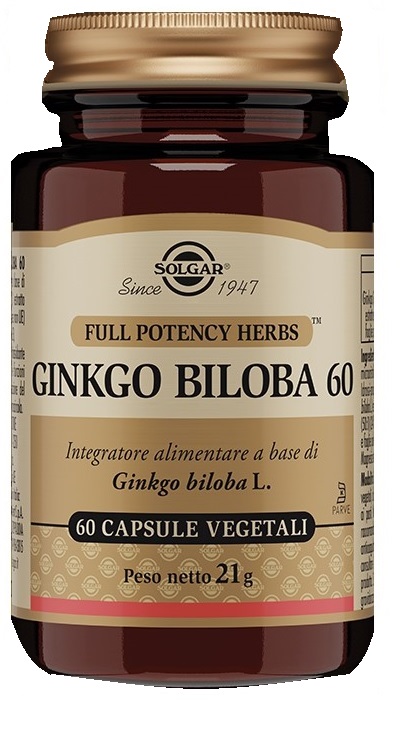 GINKGO BILOBA 60 60 CAPSULE VEGETALI - Farmacia Artemisia di Montecuollo Dott. Angelo snc