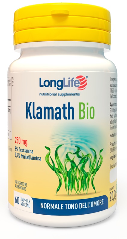 LONGLIFE KLAMATH BIO 60 CAPSULE VEGETALI - Farmacia Artemisia di Montecuollo Dott. Angelo snc