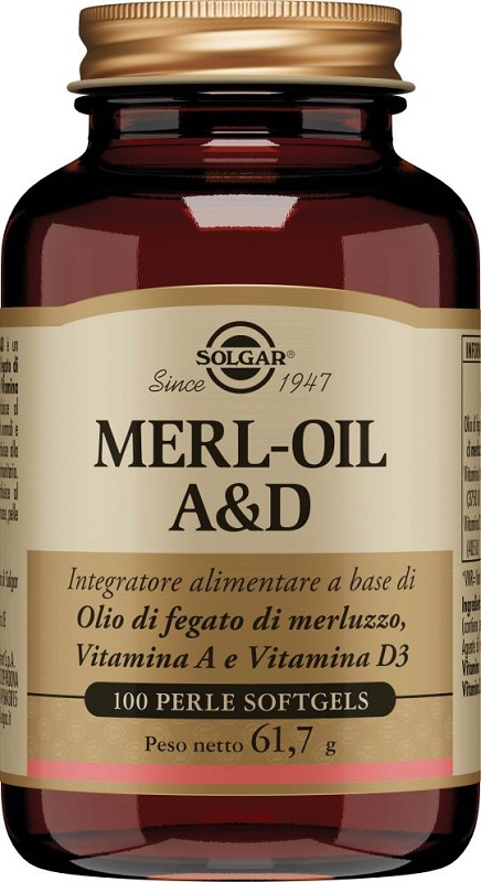MERL OIL A&D 100 PERLE SOFTGEL - Farmacia Artemisia di Montecuollo Dott. Angelo snc