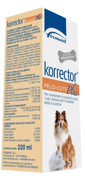 KORRECTOR PELO CUTE PLUS 220 ML - Farmacia Artemisia di Montecuollo Dott. Angelo snc