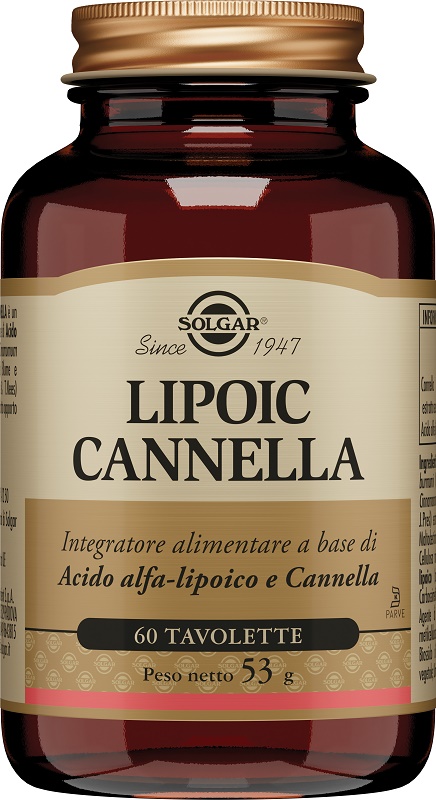 LIPOIC CANNELLA 60 TAVOLETTE - Farmacia Artemisia di Montecuollo Dott. Angelo snc