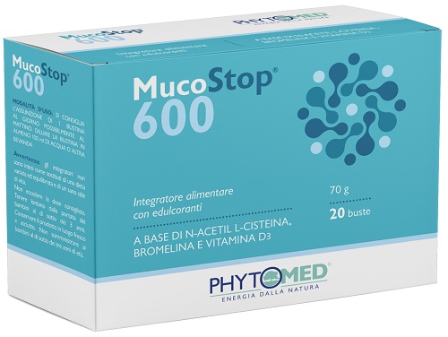 MUCOSTOP 600MG 20 BUSTINE - Farmacia Artemisia di Montecuollo Dott. Angelo snc