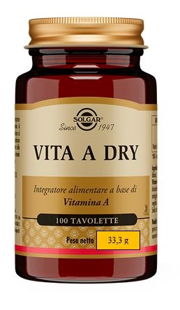 VITA A DRY 100 TAVOLETTE - Farmacia Artemisia di Montecuollo Dott. Angelo snc