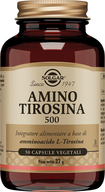 AMINO TIROSINA 500 50 CAPSULE VEGETALI - Farmacia Artemisia di Montecuollo Dott. Angelo snc