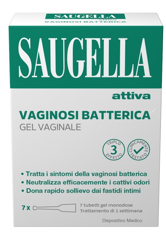 SAUGELLA ATTIVA VAGINOSI BATTERICA GEL VAGINALE 7 TUBETTI MONODOSE - Farmacia Artemisia di Montecuollo Dott. Angelo snc