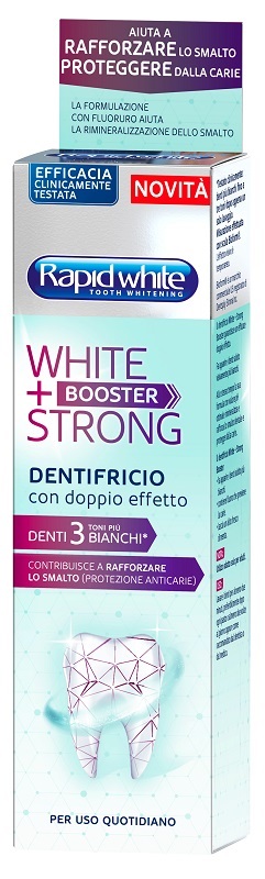 RAPID WHITE DENTIFRICIO WHITE+BOOSTER STRONG 75ML - Farmacia Artemisia di Montecuollo Dott. Angelo snc