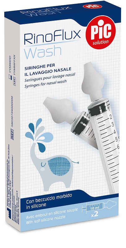 RINOFLUX WASH SIRINGHE LAVAGGIO NASALE 2 PEZZI - Farmacia Artemisia di Montecuollo Dott. Angelo snc