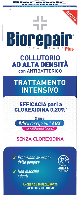 BIOREPAIR PLUS COLLUTORIO ALTA DENSITA' ANTIBATTERICO ABX 250 ML - Farmacia Artemisia di Montecuollo Dott. Angelo snc