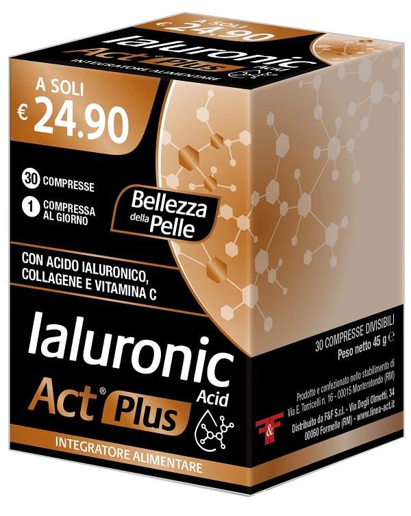 IALURONIC ACID ACT PLUS 30 COMPRESSE DIVISIBILI - Farmacia Artemisia di Montecuollo Dott. Angelo snc