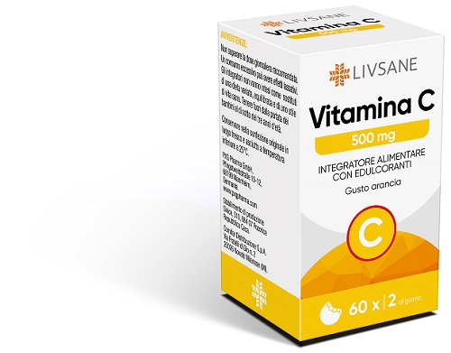 LIVSANE VITAMINA C 60 COMPRESSE MASTICABILI - Farmacia Artemisia di Montecuollo Dott. Angelo snc