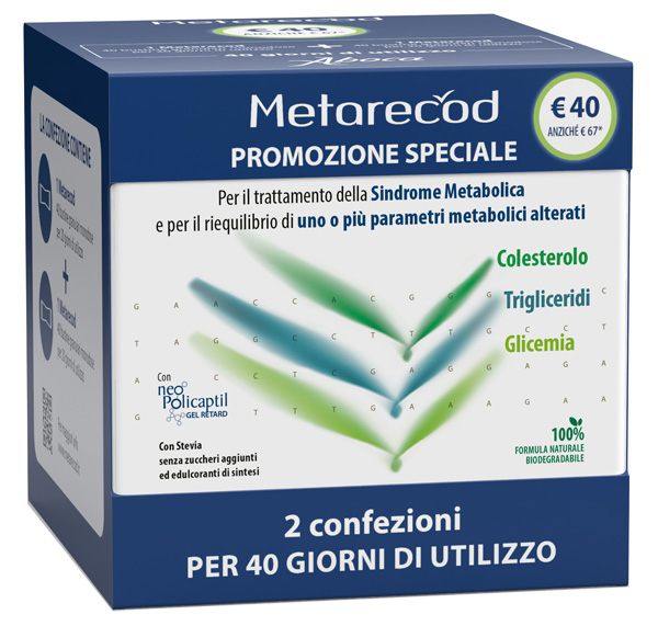 METARECOD 40 BUSTINE GRANULARI DA 2,5 G 2 PEZZI - Farmacia Artemisia di Montecuollo Dott. Angelo snc