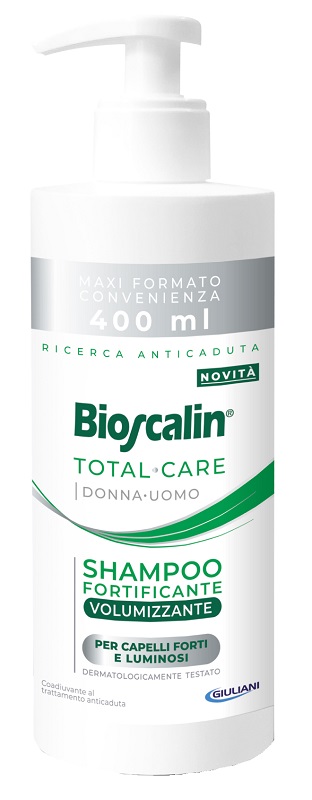 BIOSCALIN TOTAL CARE SHAMPOO FORTIFICANTE VOLUMIZZANTE 400 ML - Farmacia Artemisia di Montecuollo Dott. Angelo snc