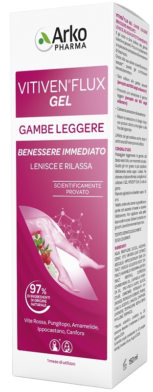 VITIVEN FLUX GEL BENESSERE IMMEDIATO 150 ML - Farmacia Artemisia di Montecuollo Dott. Angelo snc