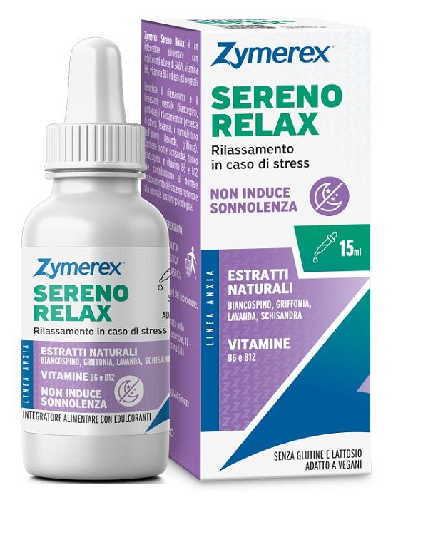 ZYMEREX SERENO RELAX GOCCE 15 ML SENZA GLUTINE SENZA LATTOSIO - Farmacia Artemisia di Montecuollo Dott. Angelo snc