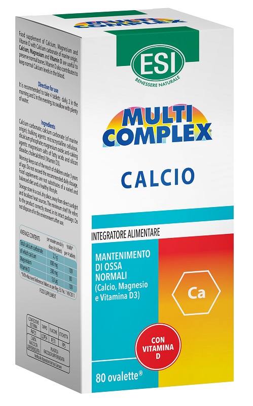 ESI MULTICOMPLEX CALCIO 80 OVALETTE - Farmacia Artemisia di Montecuollo Dott. Angelo snc