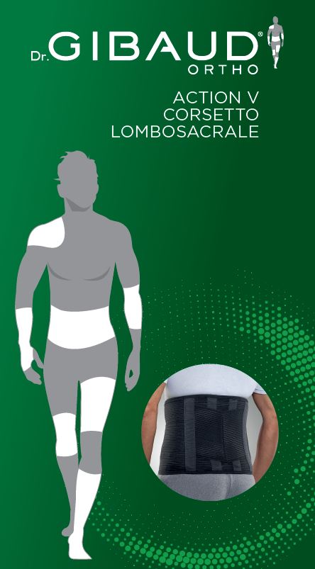 CORSETTO LOMBOSACRALE GIBAUD ORTHO ACTION V 5 - Farmacia Artemisia di Montecuollo Dott. Angelo snc