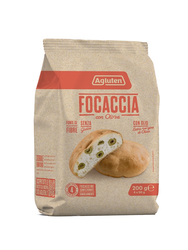AGLUTEN FOCACCIA OLIVE 200 G - Farmacia Artemisia di Montecuollo Dott. Angelo snc