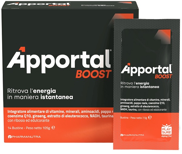 APPORTAL BOOST 14 BUSTINE CON EDULCORANTE - Farmacia Artemisia di Montecuollo Dott. Angelo snc