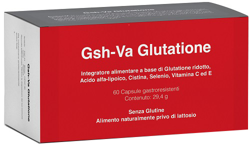 GSH-VA GLUTATIONE 60 CAPSULE ACIDO-RESISTENTI SENZA GLUTINE NATURALMENTE PRIVO DI LATTOSIO - Farmacia Artemisia di Montecuollo Dott. Angelo snc
