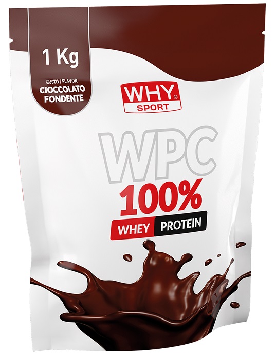 WHYSPORT WPC 100% WHEY CIOCCOLATO FONDENTE 1 KG - Farmacia Artemisia di Montecuollo Dott. Angelo snc