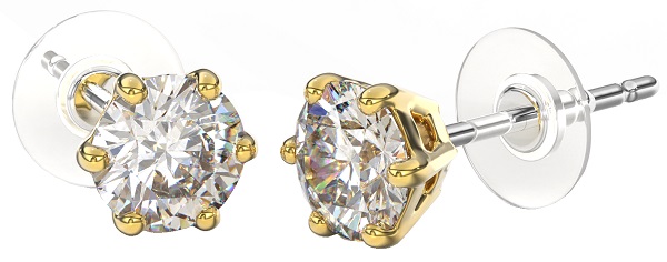 BJT393 ORECCHINO QUEEN CHARLOTTE 5MM GOLD PLATED - Farmacia Artemisia di Montecuollo Dott. Angelo snc