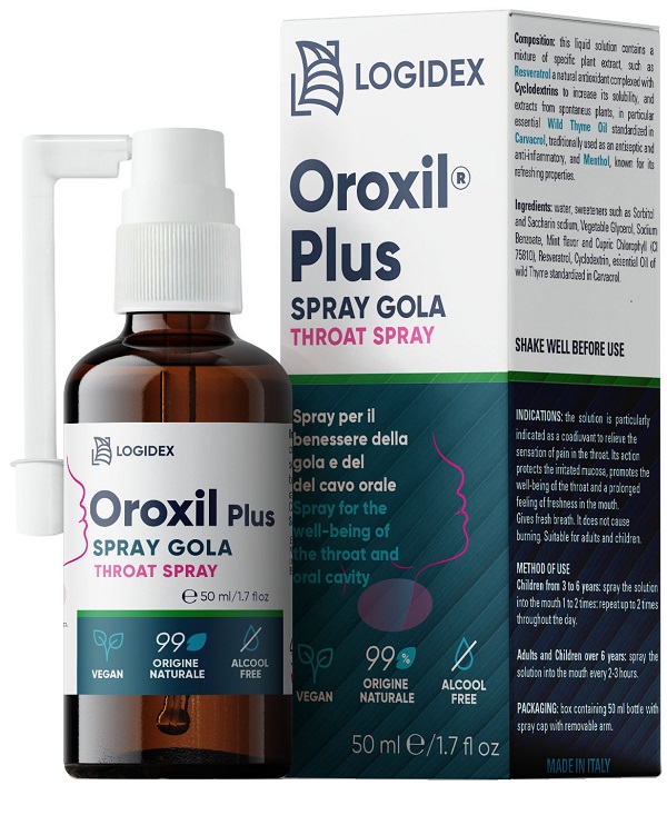 OROXIL PLUS SPRAY GOLA CAVO ORALE 50 ML - Farmacia Artemisia di Montecuollo Dott. Angelo snc
