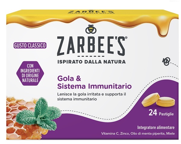 ZARBEE'S GOLA & SISTEMA IMMUNITARIO 24 PASTIGLIE - Farmacia Artemisia di Montecuollo Dott. Angelo snc