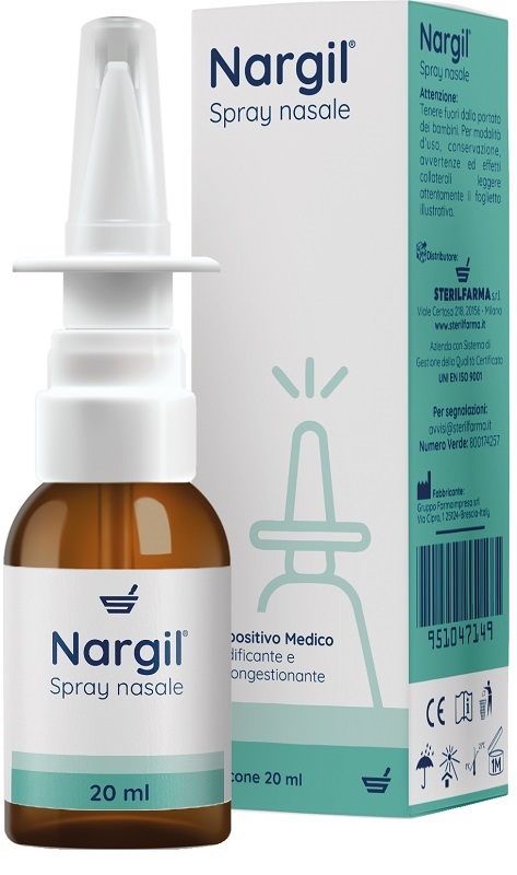SPRAY NASALE NARGIL 20 ML - Farmacia Artemisia di Montecuollo Dott. Angelo snc