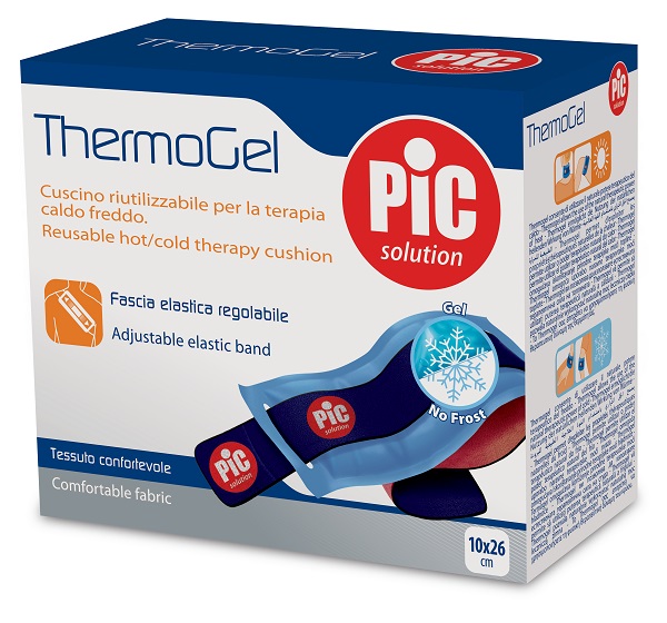 CUSCINO THERMOGEL TERAPIA CALDO FREDDO 10X26 CM CON FASCIA ELASTICA ITC - Farmacia Artemisia di Montecuollo Dott. Angelo snc