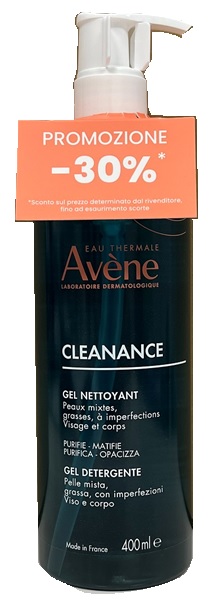 AVENE CLEANANCE GEL DETERGENTE 400 ML PREZZO SPECIALE - Farmacia Artemisia di Montecuollo Dott. Angelo snc
