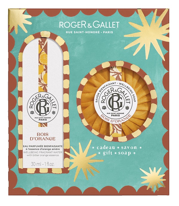 ROGER&GALLET SET NATALE BOIS D'ORANGE EAU DE PARFUM 30 ML + SAPONETTA 100 G 25 - Farmacia Artemisia di Montecuollo Dott. Angelo snc