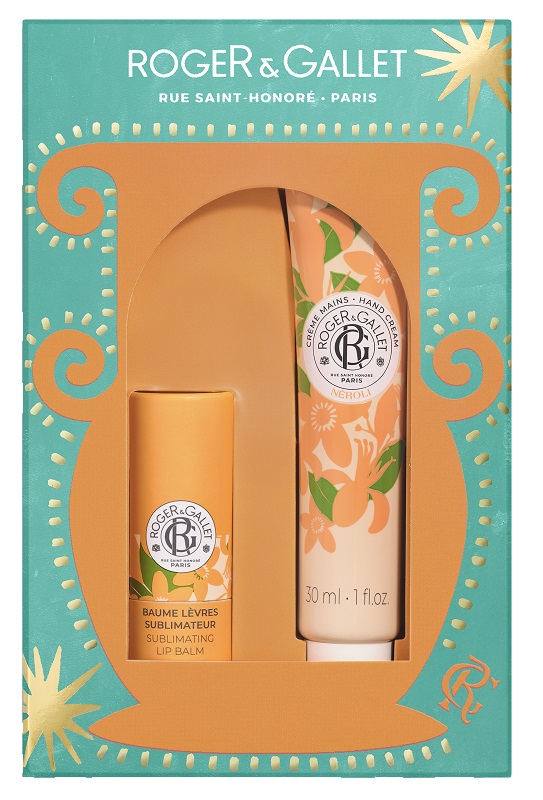 ROGER&GALLET SET NATALE NEROLI CREMA MANI 30 ML + BALSAMO LABBRA 25 - Farmacia Artemisia di Montecuollo Dott. Angelo snc