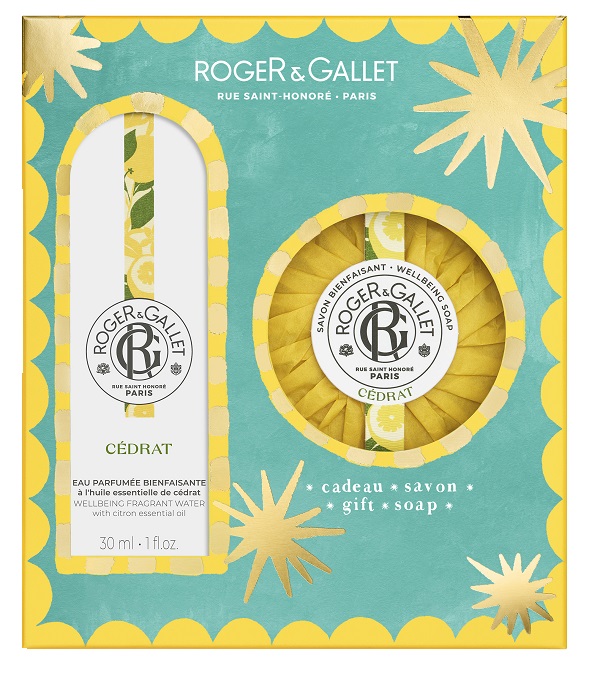 ROGER&GALLET SET NATALE CEDRAT EAU DE PARFUM 30 ML + SAPONETTA 100 G 25 - Farmacia Artemisia di Montecuollo Dott. Angelo snc