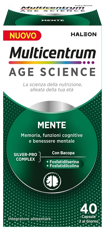 MULTICENTRUM AGE SCIENCE MENTE 40 CAPSULE - Farmacia Artemisia di Montecuollo Dott. Angelo snc