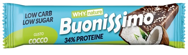 WHYNATURE BUONISSIMO COCCO BARRETTA PROTEICA 30 G - Farmacia Artemisia di Montecuollo Dott. Angelo snc