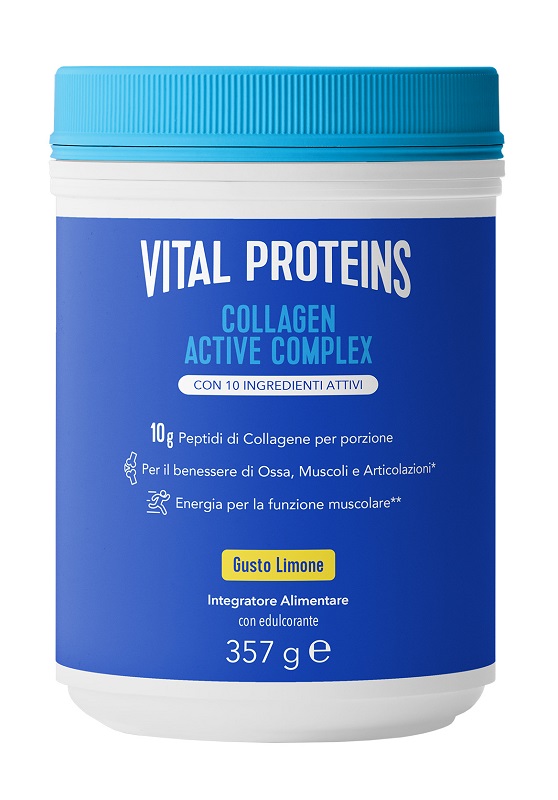 VITAL PROTEINS COLLAGEN ACTIVE COMPLEX LIMONE 357 G - Farmacia Artemisia di Montecuollo Dott. Angelo snc