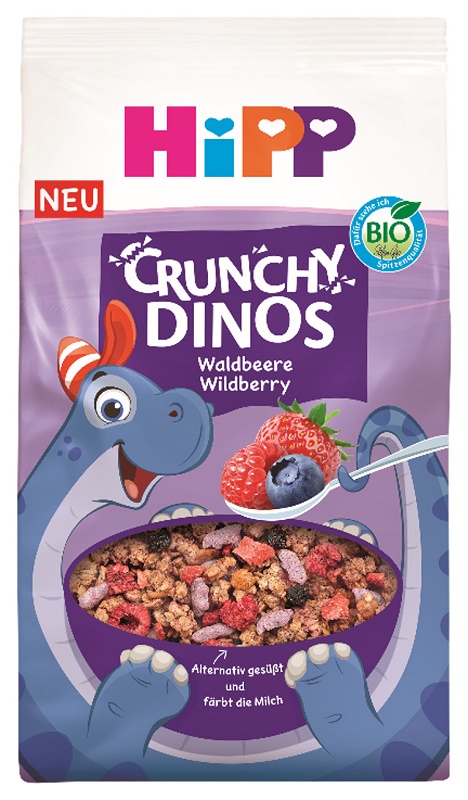 HIPP CRUNCHY DINOS FRUTTI DI BOSCO 300 G - Farmacia Artemisia di Montecuollo Dott. Angelo snc