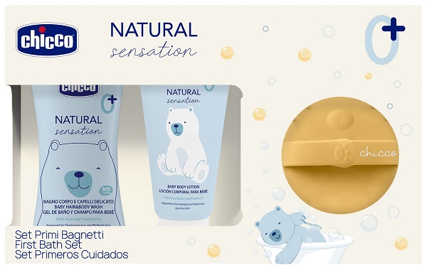 CHICCO NATURAL SENSATION DETERGENTE 200 ML + CREMA + SPUGNA - Farmacia Artemisia di Montecuollo Dott. Angelo snc