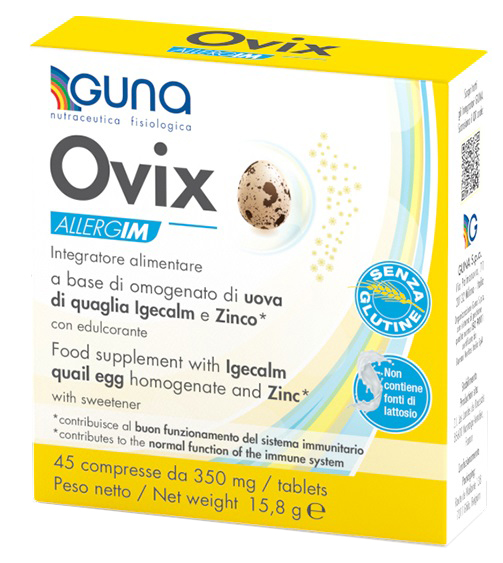 OVIX ALLERGIM 45 COMPRESSE DA 350 MG - Farmacia Artemisia di Montecuollo Dott. Angelo snc