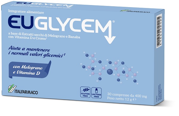 EUGLYCEM 30 COMPRESSE DA 400 MG SENZA GLUTINE SENZA LATTOSIO - Farmacia Artemisia di Montecuollo Dott. Angelo snc