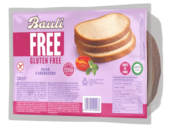 BAULI FREE PANE CASERECCIO 220 G - Farmacia Artemisia di Montecuollo Dott. Angelo snc